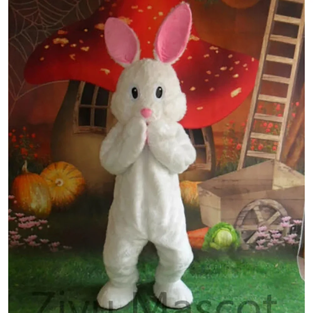 

Easter Bunny Mascot Costume Bunny Toy Role Play Carnival Funny Bunny Cartoon Doll Show Props Adult Size