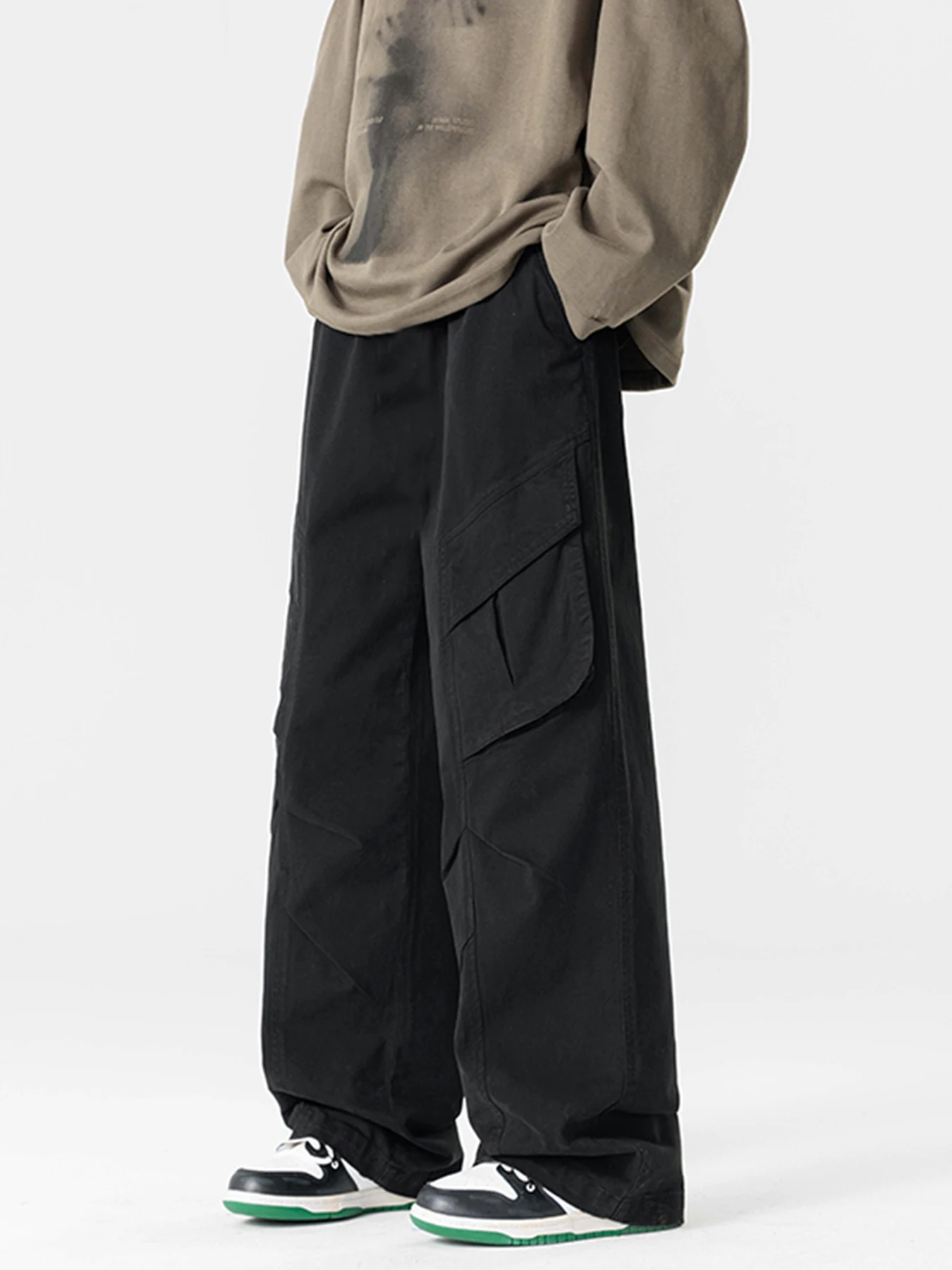 

Men's quick drying pants, work pants, easy to take care of casual pants, commuting bathroom pants, loose work pants, thin pantsg