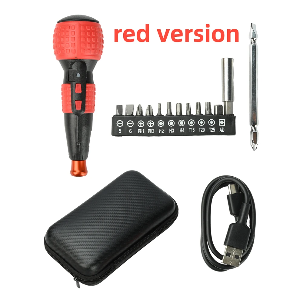 Cordless Electric Screwdriver Mini Drill 3.6V Li-ion Battery Manual and Electric Usb Charging Torque adjustment Home Maintenance