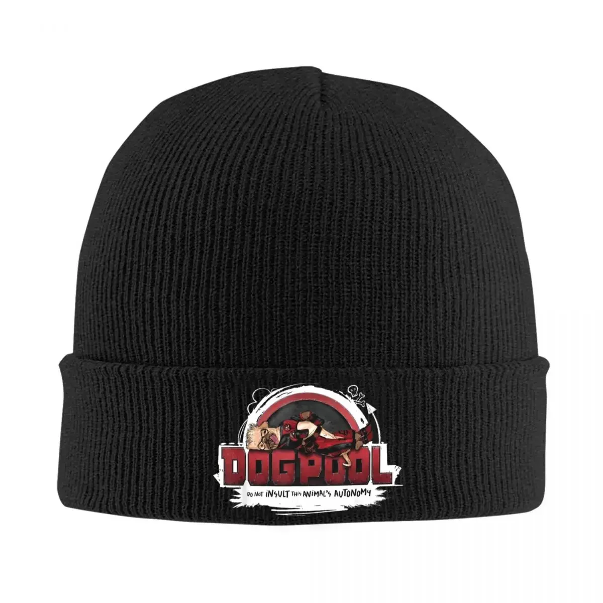 Deadpool & Wolverine Dogpool Autonomy Knitted Hat Women's Men's Beanie Autumn Winter Hot Sale Hats Acrylic Crochet Caps