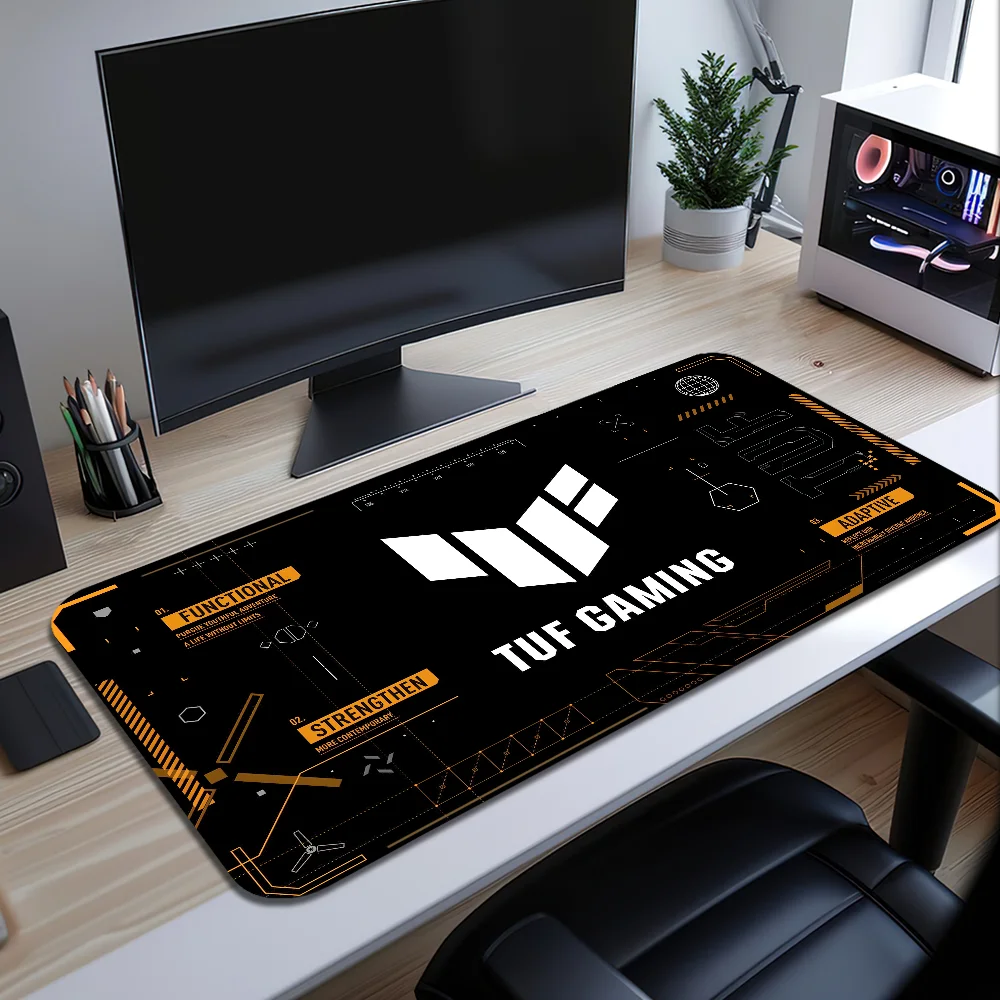 Novo preto tuf gaming legal mouse pad tapete de mesa grande antiderrapante teclado anti-desvanecimento ergonômico escritório borracha pc casa personalizado