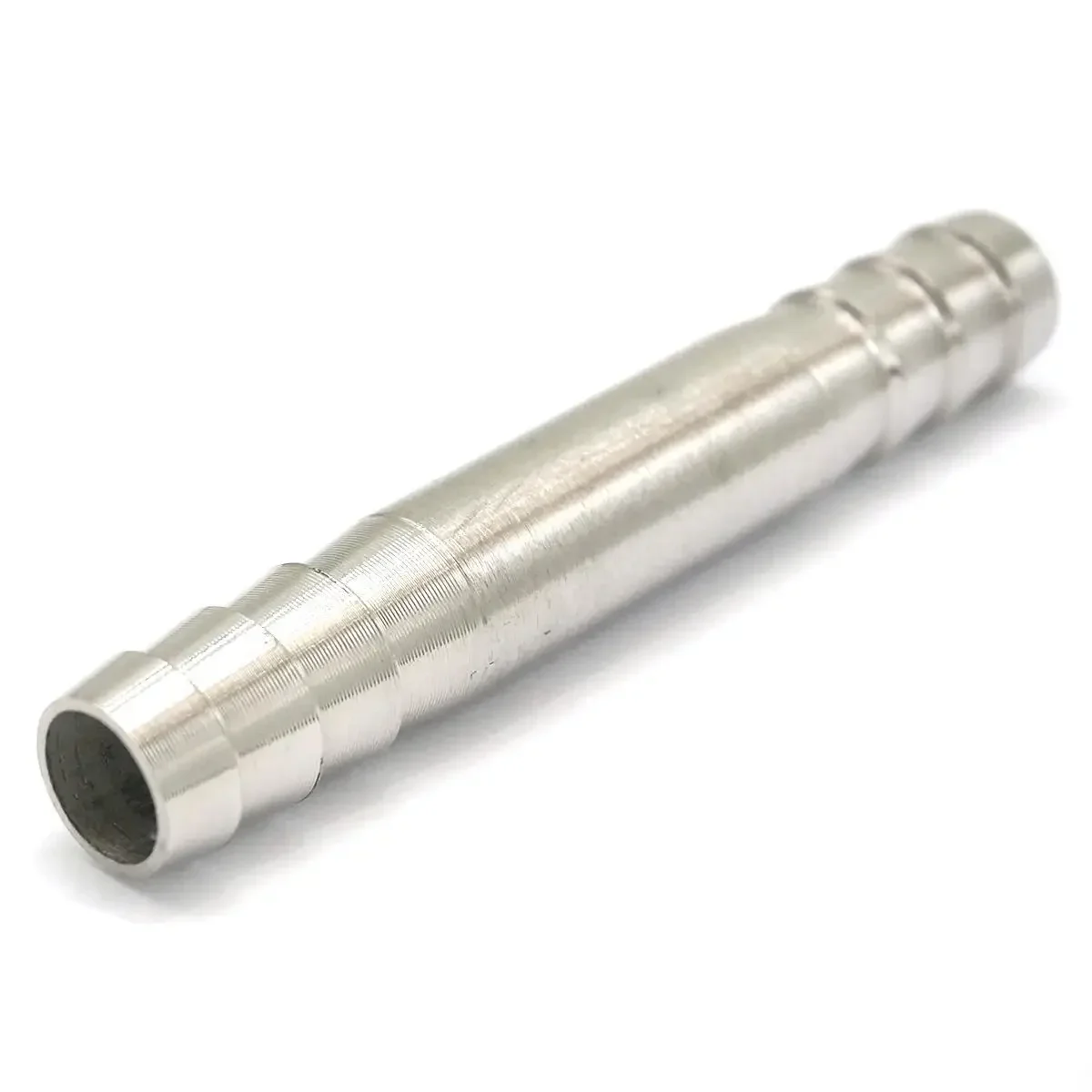 Fit Hose I.D 6/8/10/12/13/14/16/19/20/22/25/32/38mm Barbed Length 100mm Equal 304 Stainless Lengthen Pipe Fitting