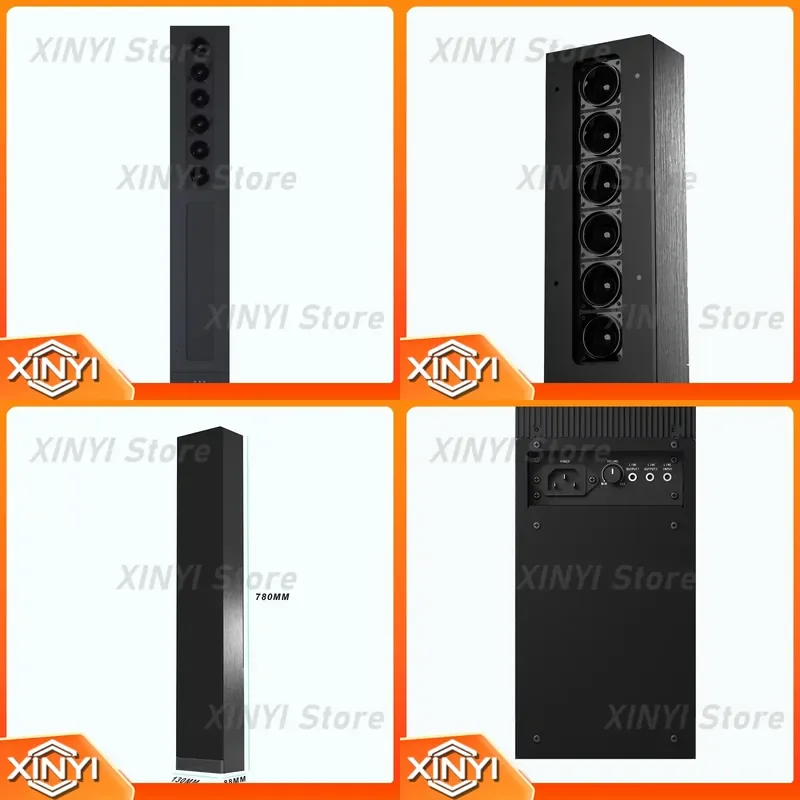 for Full Range 6.2inch Active Line Array Speaker System for Classroom Function Room Lecture Hall Meeting Room Yoga Room