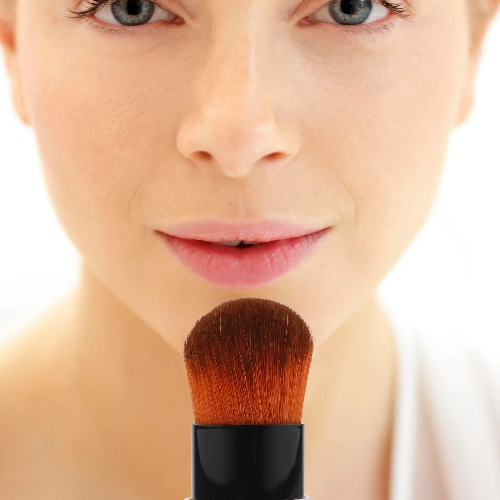 

Retractable Marble Pattern Blush Brush Professional Makeup Office Party Loose Powder Foundation Concealer Cosmetics