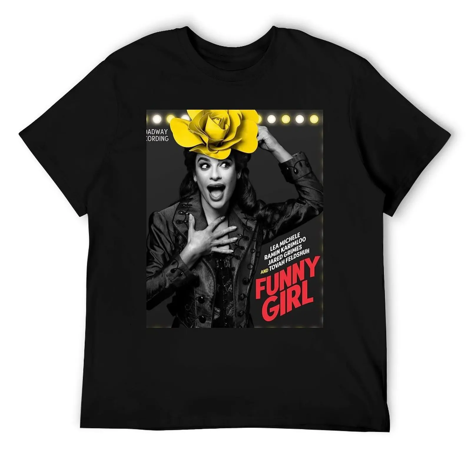 

funny girl lea michele T-Shirt man t shirts graphic man t shirts high quality luxury brand t shirts cotton 100% T-Shirt