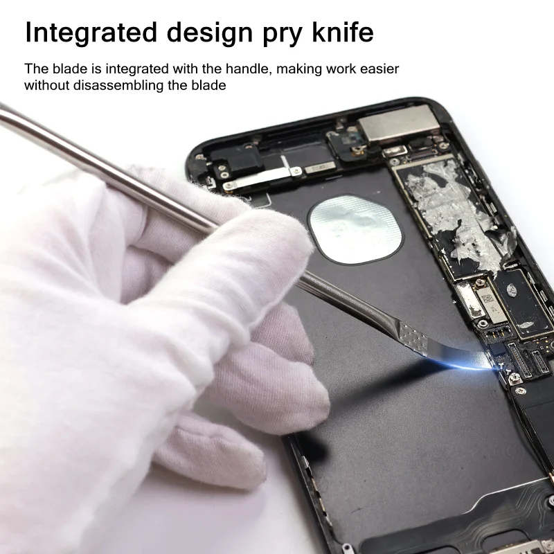 TE-13 8pcs Multifunctional CPU Prying Knife Mobile Phone Computer Chip Disassembly Electronics Repair Tools