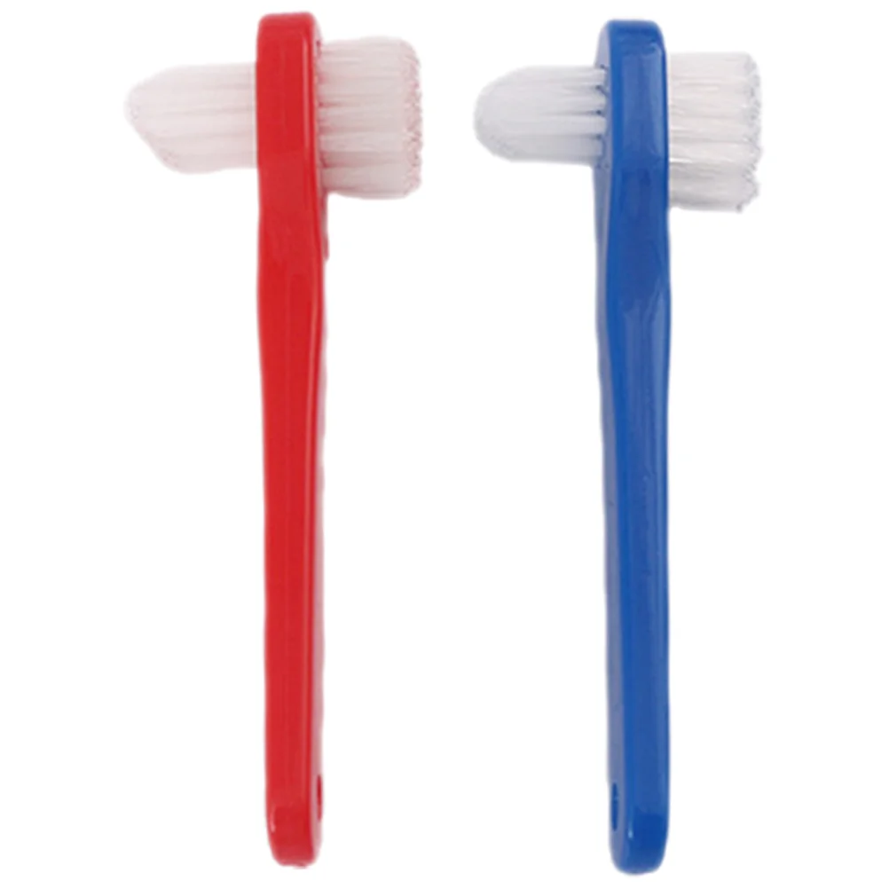 

2 Pcs False Toothbrush Teeth Clean Tool Toothbrushes Braces Toothpaste Care Accessory Bulk Pp for Travel