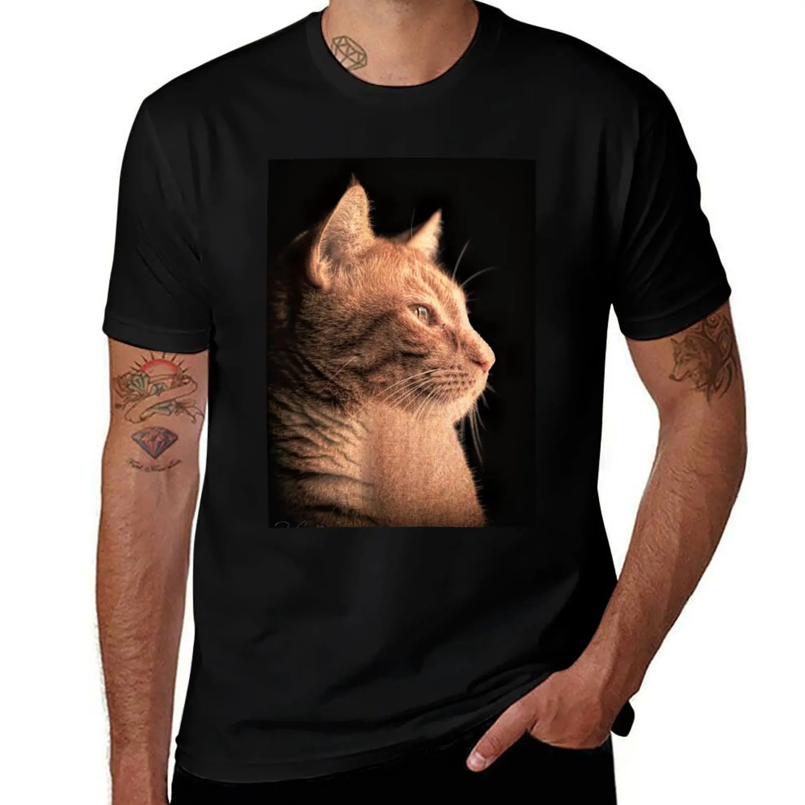 T-shirt Henry le Puissant, t-shirt simple et décontracté en coton à manches courtes