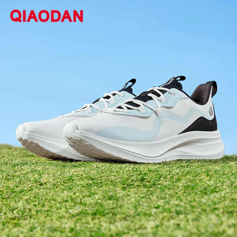 QIAODAN Men Running Shoes Athletic Breathable Comfortable Lightweight Shoes Daily Hiking Non-Slip Jogging Sneakers QXB023252291R