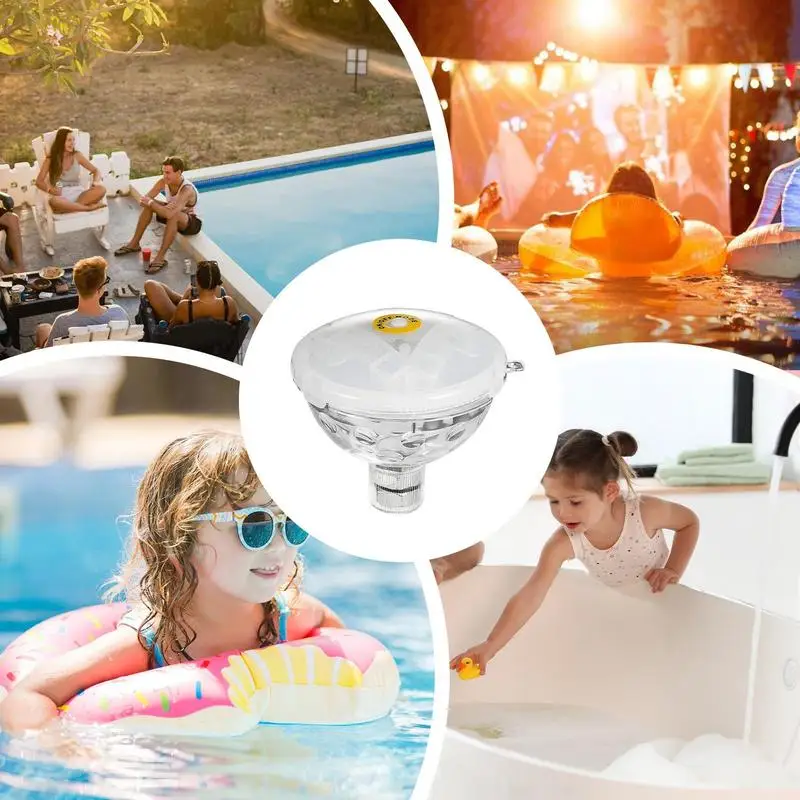 Floating Pool Lights RGB Led Submersible Light Multicolor Underwater Night Lamp Battery Operated Swimming Pool Light for pool