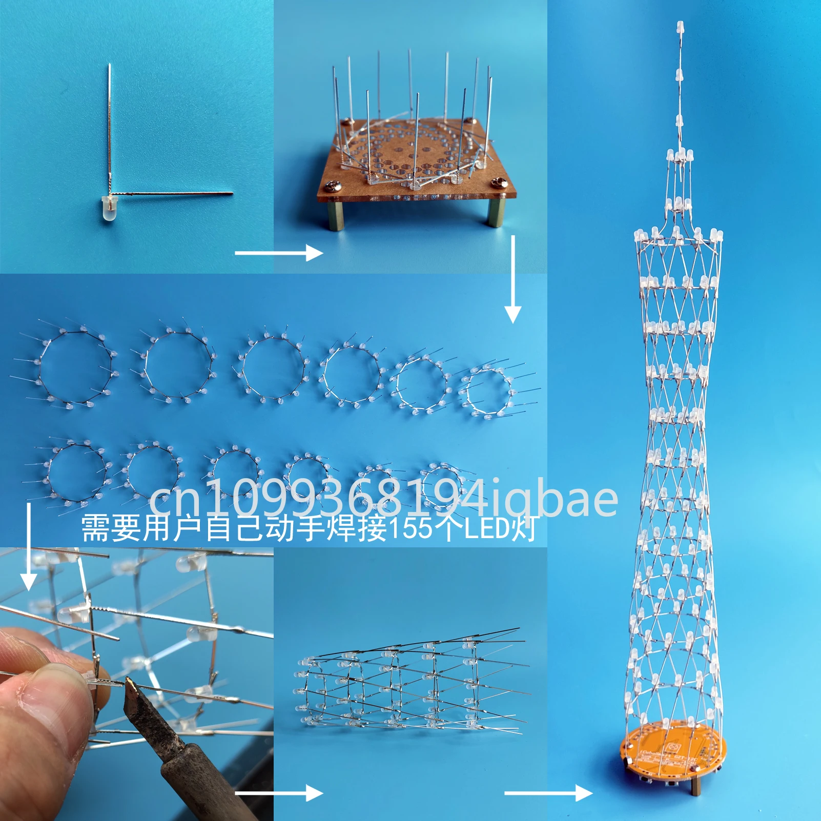 12-laags Canton Tower DIY-kit  - Diy Electronics Course recensie en prijs