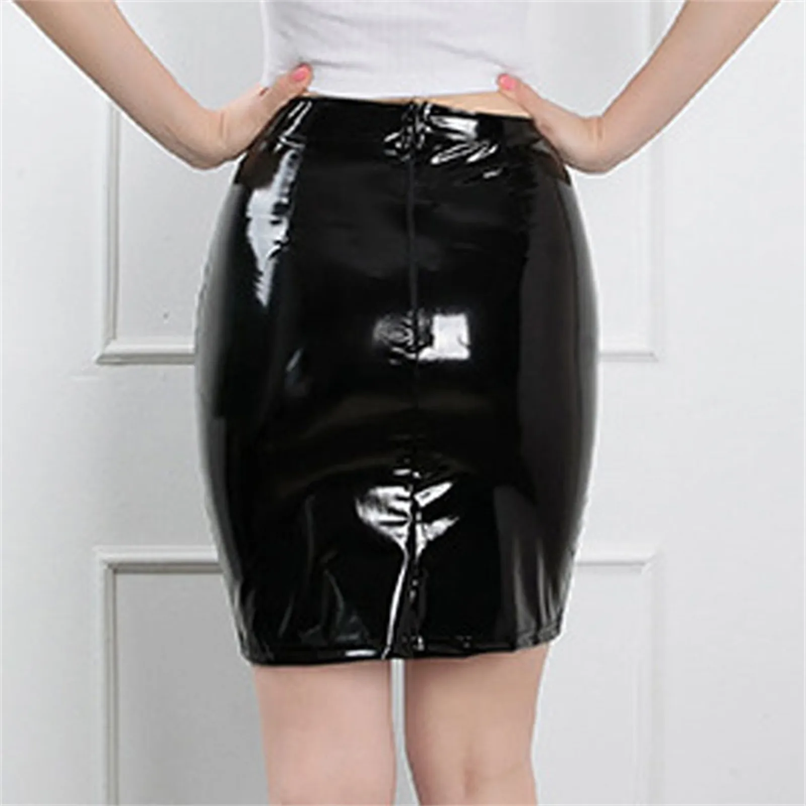 

New Summer Skirt 2025 Ladies Casual Fashion Bright Bread Hip Short Skirt Sexy Skirt Solid Color Mini Skirt Women A라인 스커트