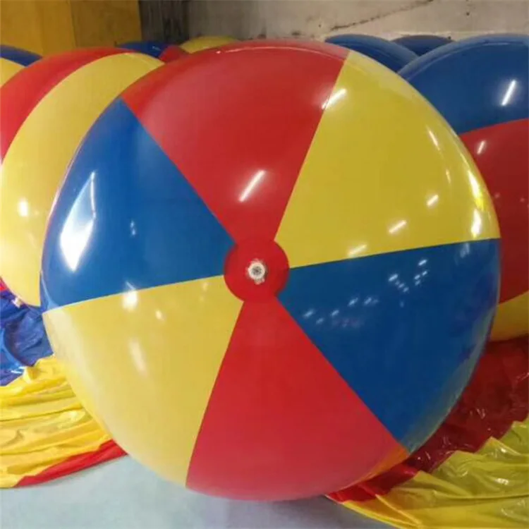 Buntes, großes aufblasbares Strandball- und Schläger-Set, 6-teiliges PVC-Wasserspielzeug für Spaß im Freien, geeignet für Größe 100/200 cm – Detail 2