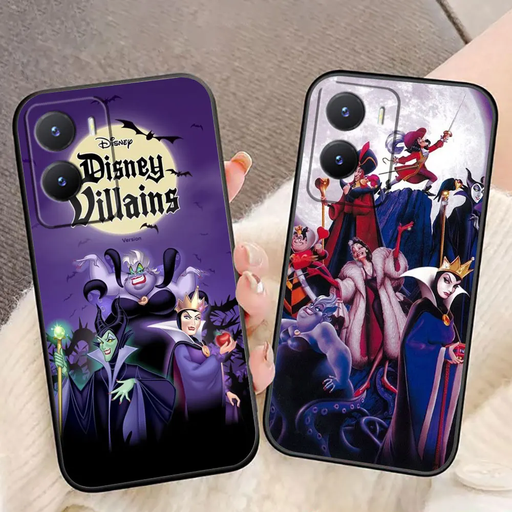 Disney Villain Queen Phone Case For VIVO Y100 Y93 Y78 Y77 Y76 Y72 Y50 Y51 Y36 Y35 Y28 Y27 Y22S Y21 Y20 Y17 Y17S Y16 Case Funda