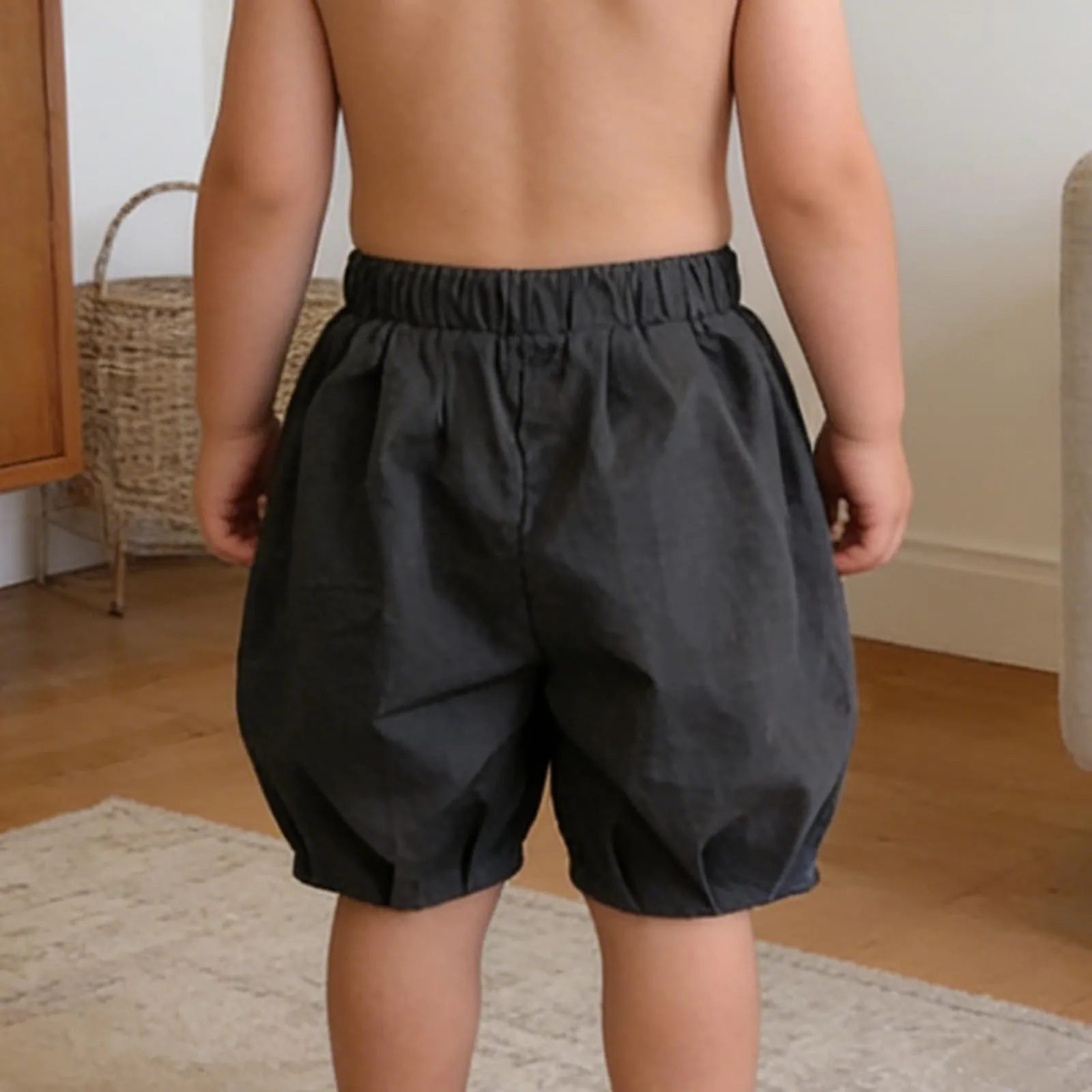 Baby Boys Girls Medieval Bloomers Shorts Renaissance Colonial Viking Pirate Knickers Pants Elastic Waistband Cotton Shorts 2