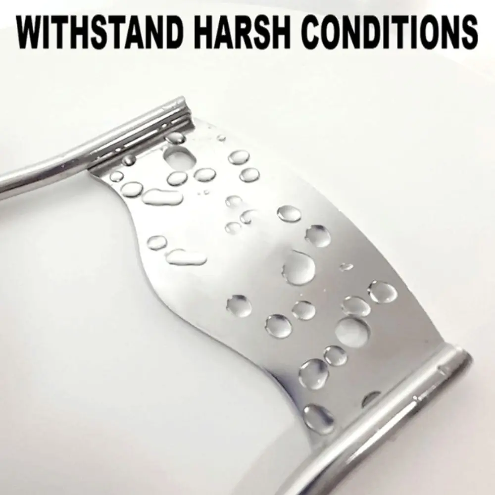 

Металлическая конструкция, садовая стойка для хранения, устойчивая к ржавчине серебряная отделка, организация водопроводных труб, настенная, сверхмощная