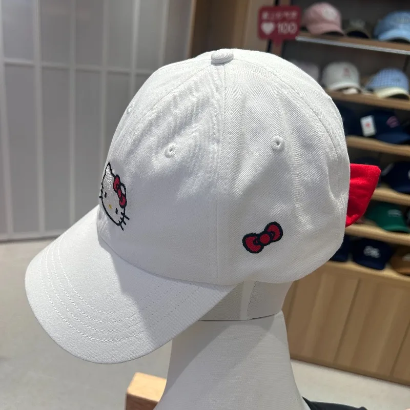 

Hello Kitty Baseball Cap Casual Party Duck Tongue Cap Cartoon Soft Cute Embroidery Women Accessories Girlfriend Gift Wholesale