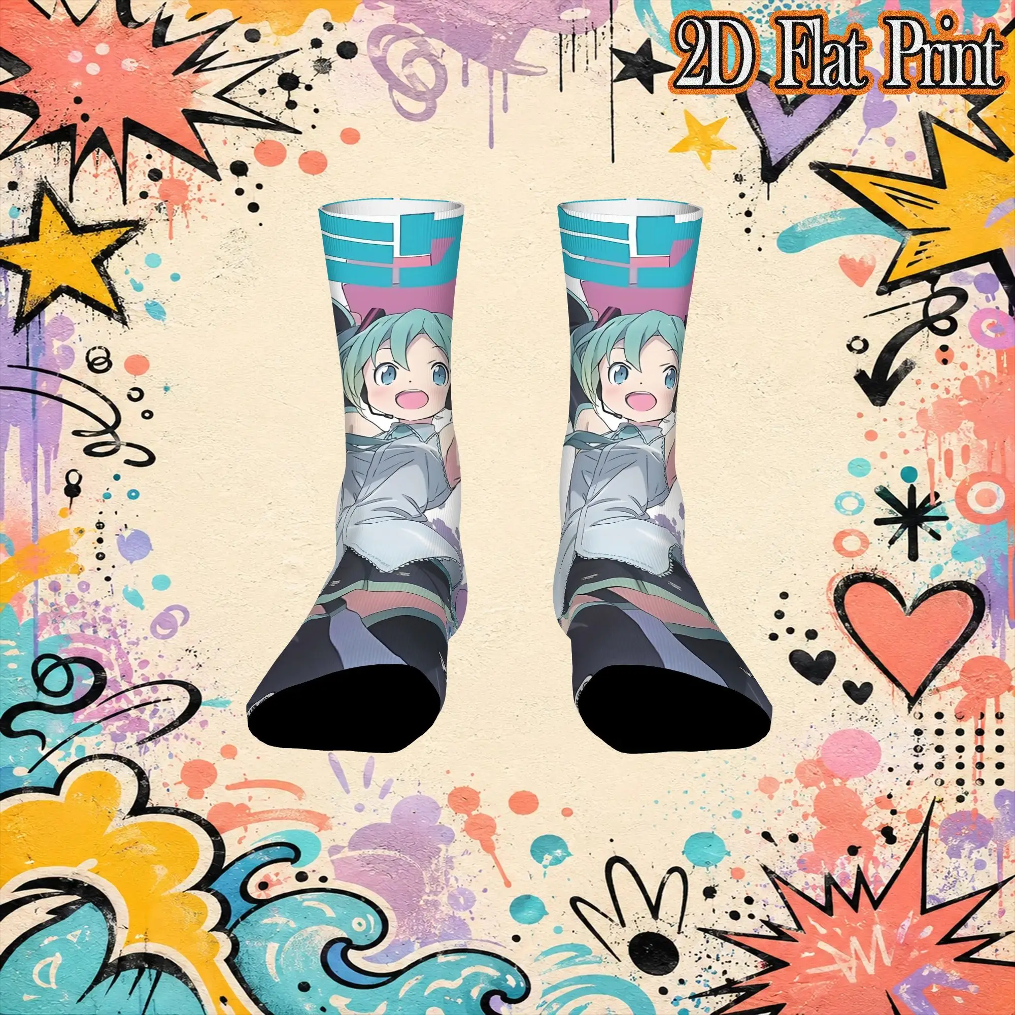 Mode Hatsune Miku Cartoon Zang - Street Fashion Style Youtube recensie en prijs