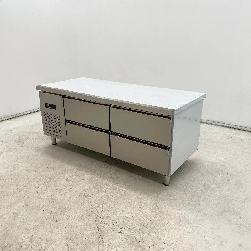 325L/430L Kitchen Worktable Freezer, Premium Quality Fridge Drawers, Stainless Steel 150cm/180cm Refrigerator Workable Bench,
