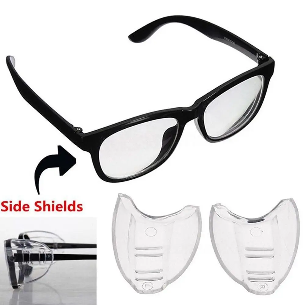 1pair Clear Universal Safety Goggles TPU Polyurethane Flexible Safety Goggles Eye Protection Glasses Side Shields