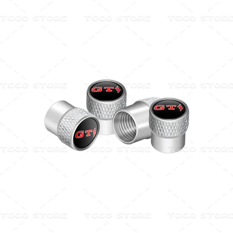 4 stücke Autorad Reifen Ventil kern kappe staub dichte Abdeckungen für gti Blitz Logo Golf mk3 mk4 mk5 Polo Touareg Touran Passat Jetta