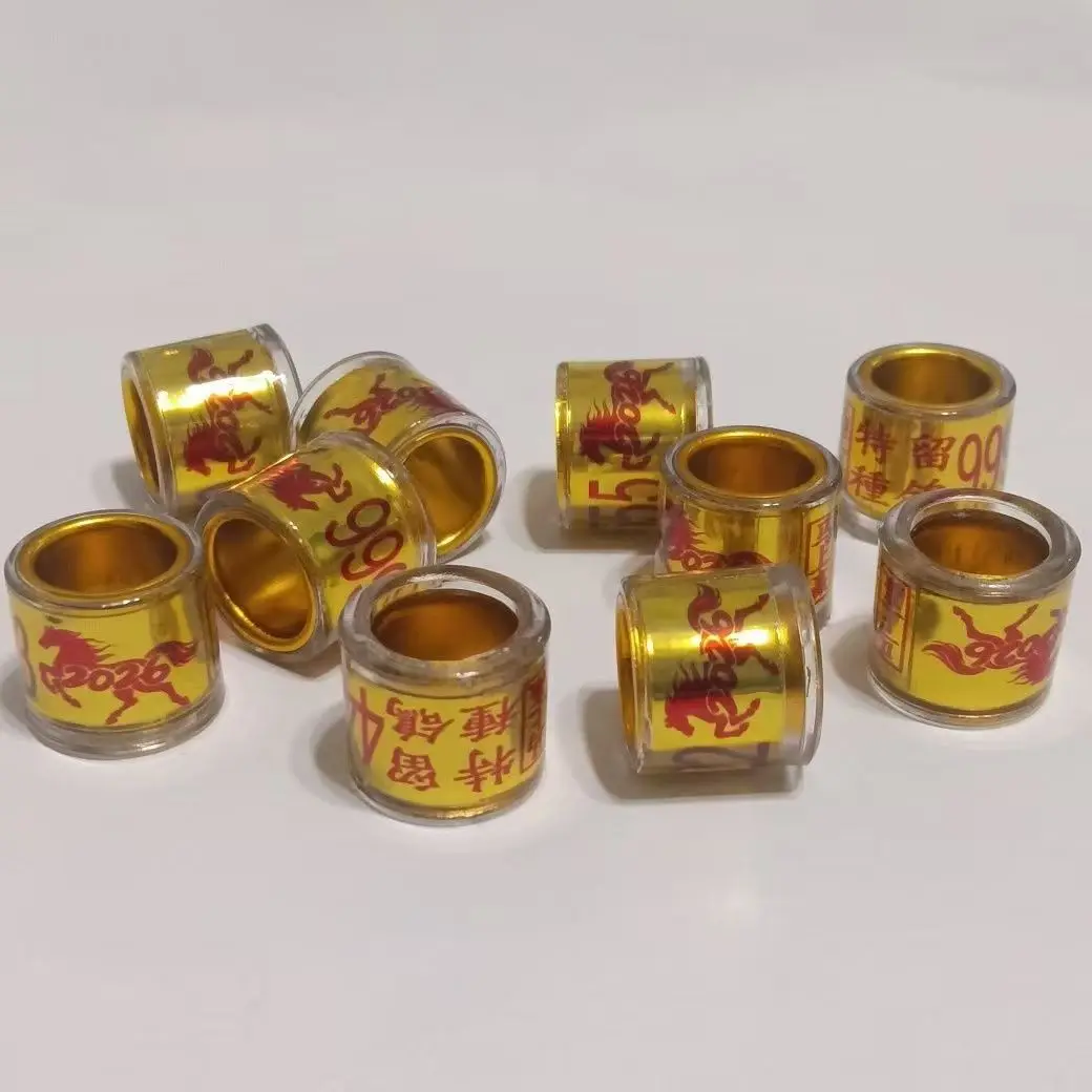 2026 Racing Pigeon Rings,For doves ,bird & Decorative Pigeons,Permanent Identification Rings for Elite Breeding Stock 10pcs