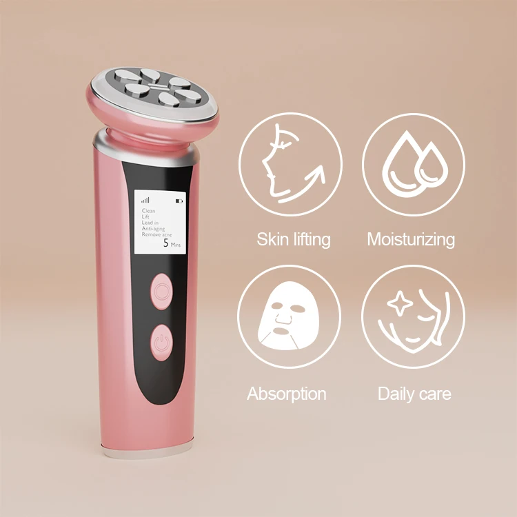 Instrumento de beleza profissional para cuidados com a pele facial, Rf Microder, apertando produtos do cuidado, levantar EMS levantamento, uso doméstico