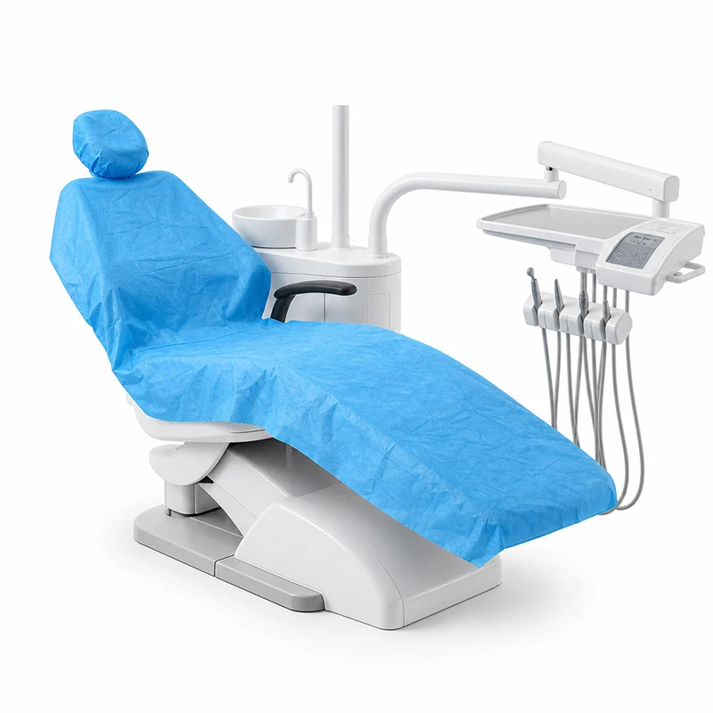 Dental Chair Seat Cover Elastic Waterproof Protective Case Dentistry Seat Protector Sleeves Disposable Protector Foot Pads