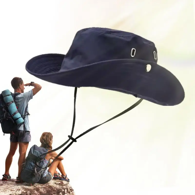 

Sun Bucket Hat Breathable Hiking Hat Fisherman Hat Wide Brim Bucket Hat For Camping Gardening Beach