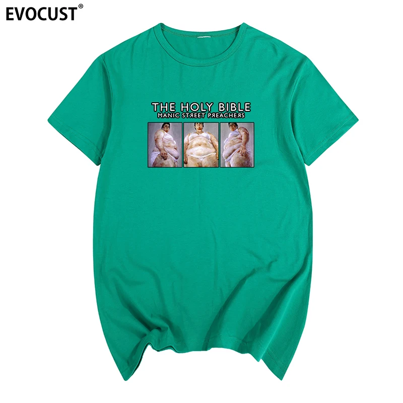 Manic Street Preachers HOLY BIBLE T-shirt Cotton Men T shirt New