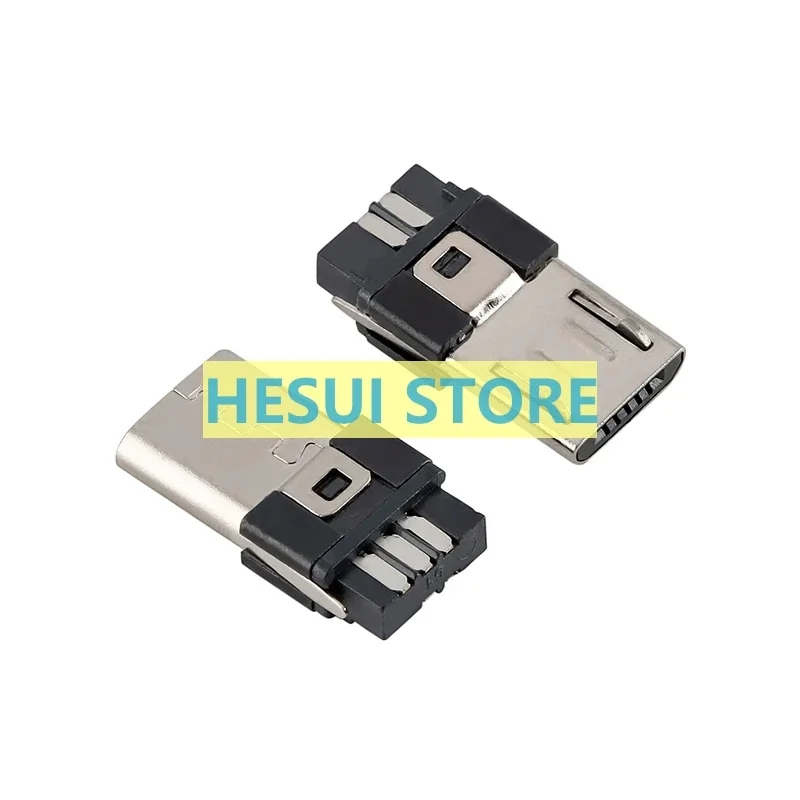1/10PCS Single Plug 5P Mini USB male welded wire type