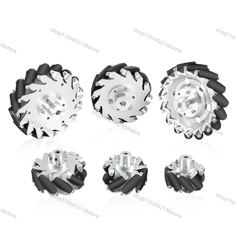 

Set of 4 Mecanum Wheels 60mm 75 100 127 152mm Mecanum Wheels