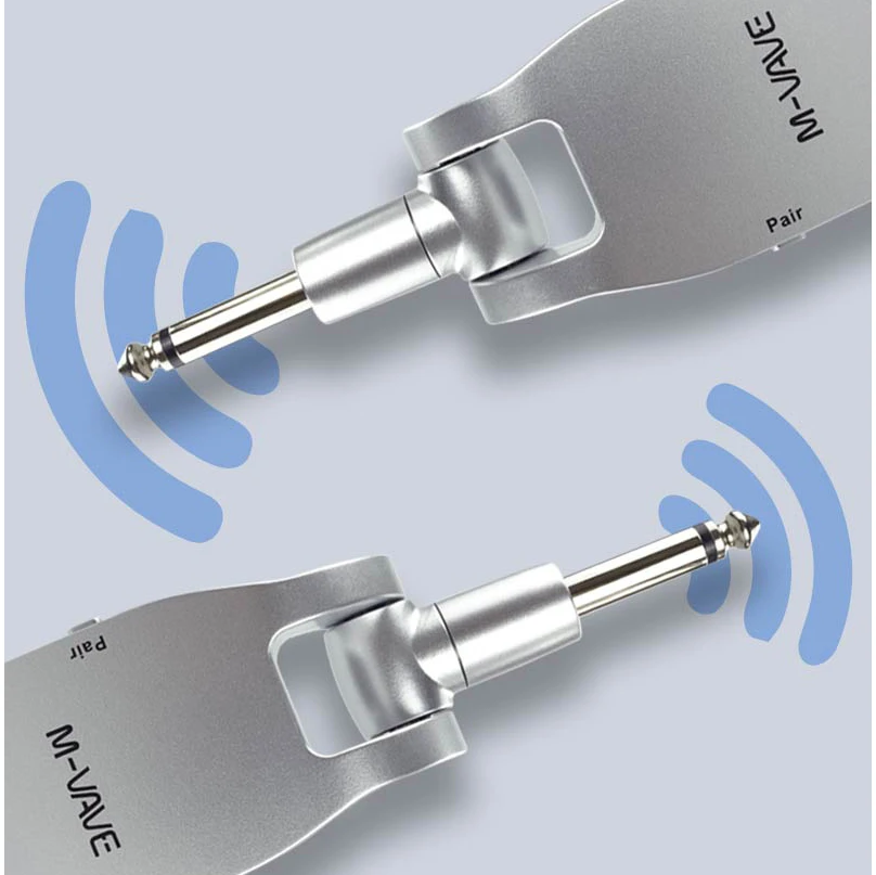 M‑VAVE WP‑1 Wireless Guitar System 2.4G Transmitter Receiver Rechargeable 30M Transmission Range for Electric Guitar Bass