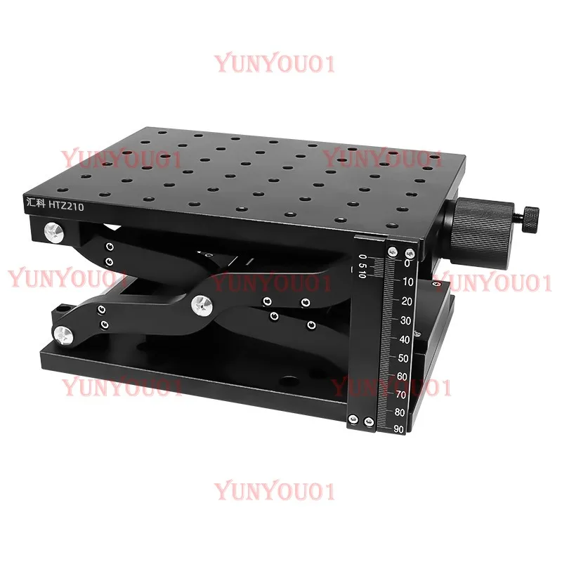 Z-axis scissor type manual lifting platform 60/110 large stroke large load translation platform precision displacement platform