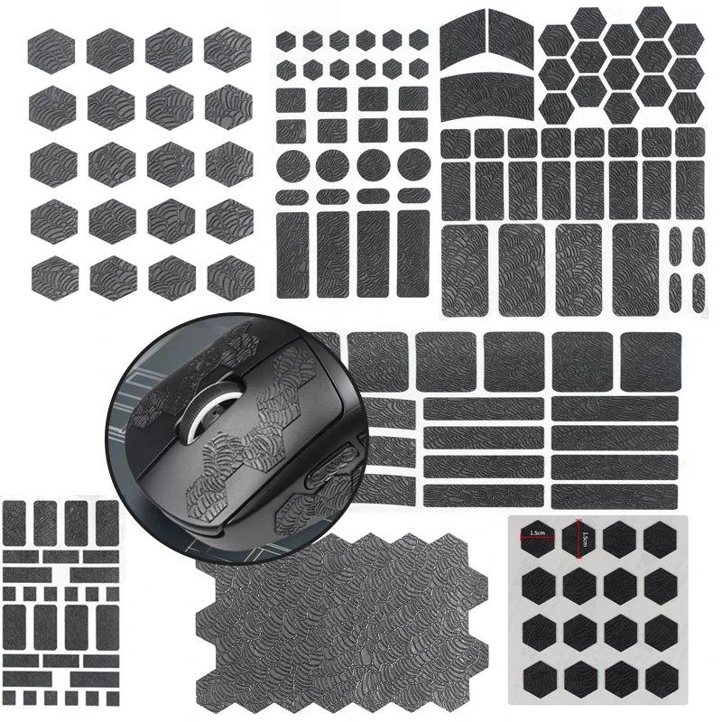 Diy Mouse Non Slip Anti-slip Sticker Universal Sweat Resistant AntiSlip Mouse Sticker For GPW 4 3 Razer X-Raypad Mouse Grip Tape