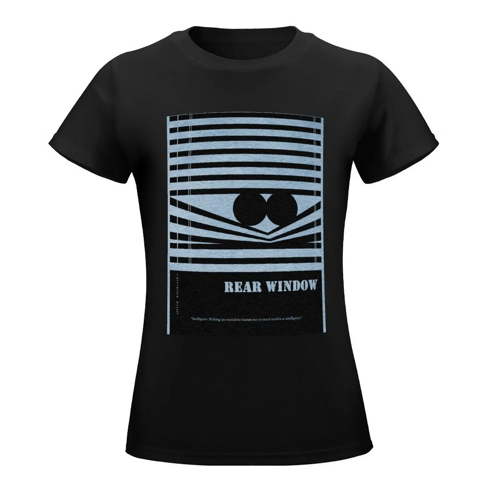 Rear Window T-Shirt anime clothes blacks cute clothes Women's tops