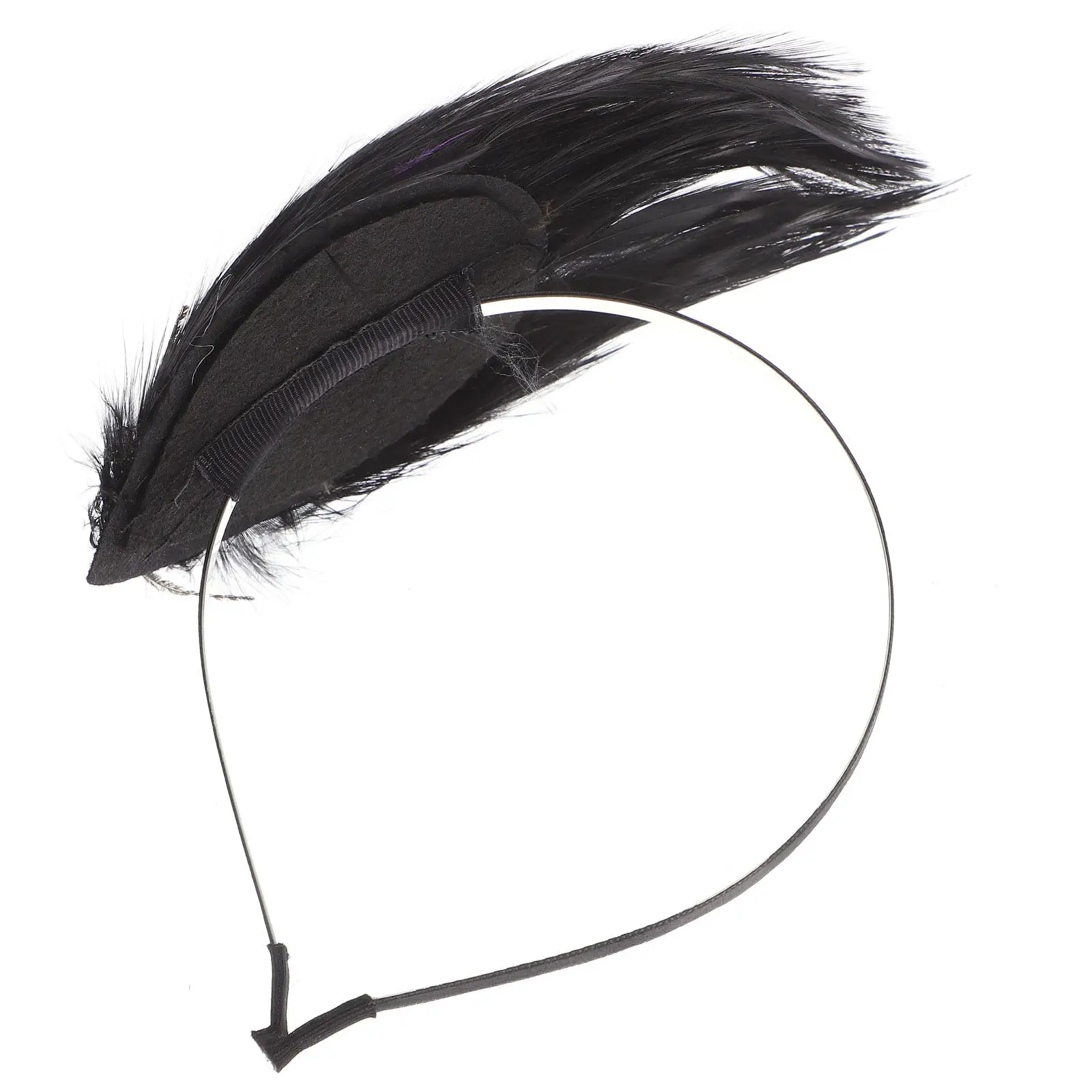 

Винтажный ободок для волос с перьями (1 шт.) для женщин: аксессуар для фестивалей, вечеринок, косплея, декоративный головной убор для выступлений, реквизит для фотосессий