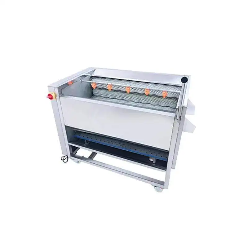 

Scallop fruit and vegetable peeling machine, potato cleaning and peeling machine