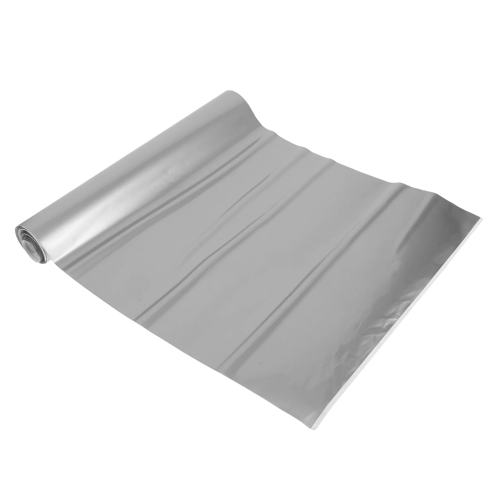 Rollo de película de vinilo autoadhesiva, impermeable, holográfica, permanente, envoltura plateada, ventana, privacidad, laminado, decoración reutilizable, calcomanía para coche