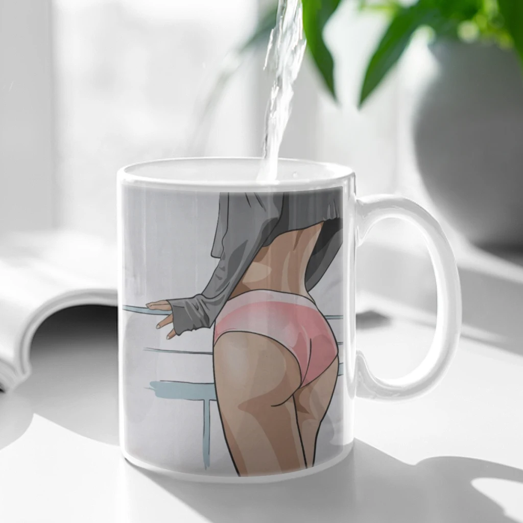 Sexy Ladies Coffee Mug 11oz Fun Ceramic Coffee Tea Cocoa Cup Handle Tea Drink Cup