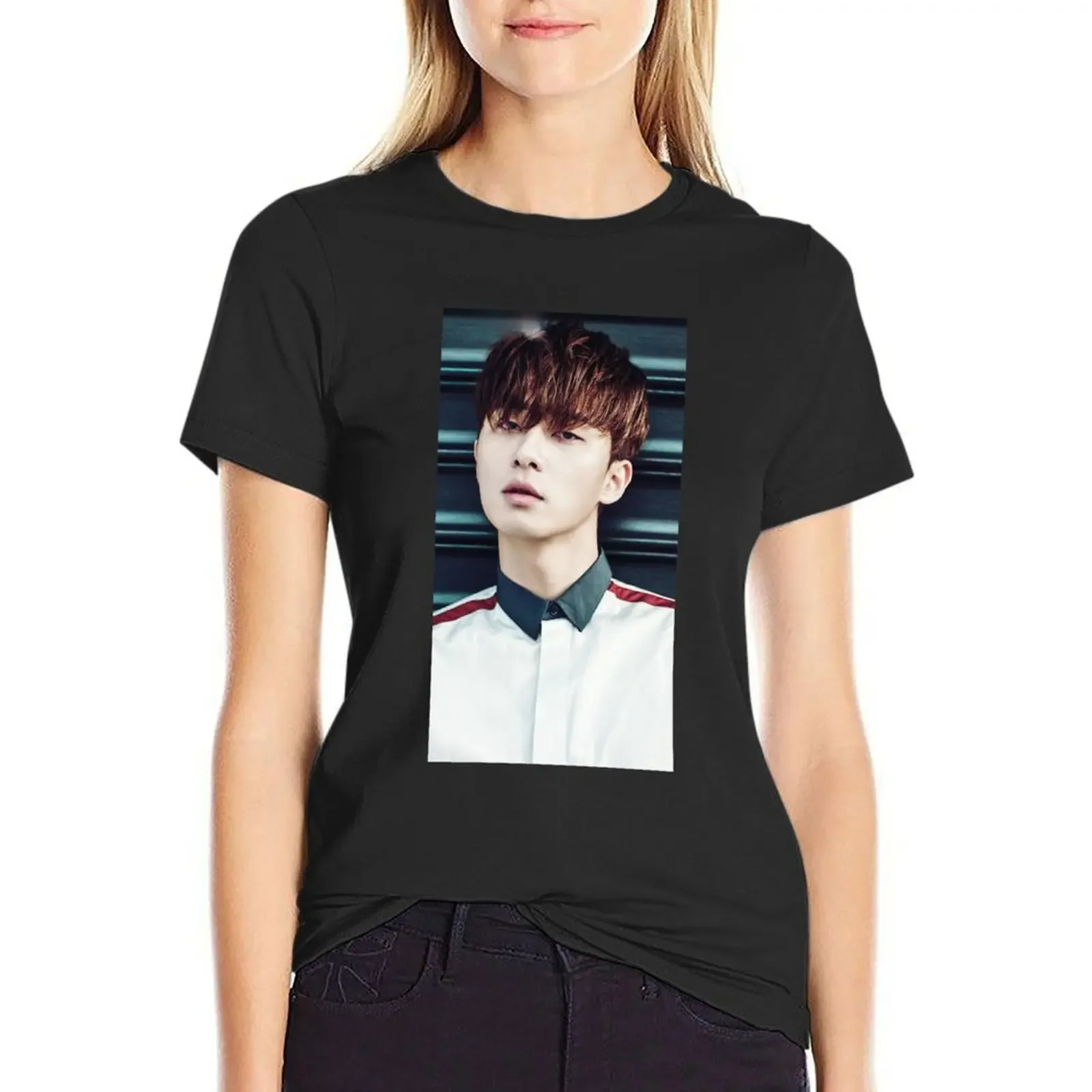 

Park Seo Joon T-Shirt funnys lady clothes korean fashion new edition t shirts for Women