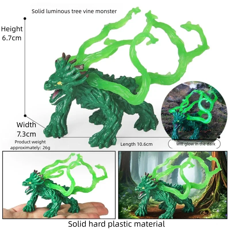 Oenux Simulierte Mythische Tiere Leuchtende Eidechse Elfe Fliegender Drache Monster-Modelle Actionfiguren Realistische Puppen Sammlerstücke Spielzeug – Detail 10