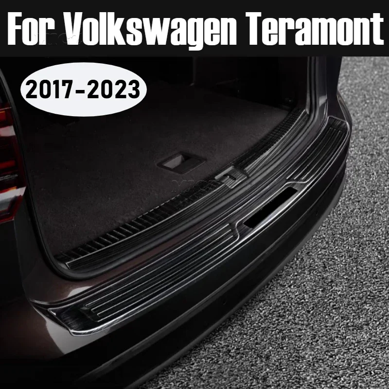 

Автомобильные аксессуары для Volkswagen Teramont 2017-2023, защита порога из нержавеющей стали, защита порога багажника, защита от царапин
