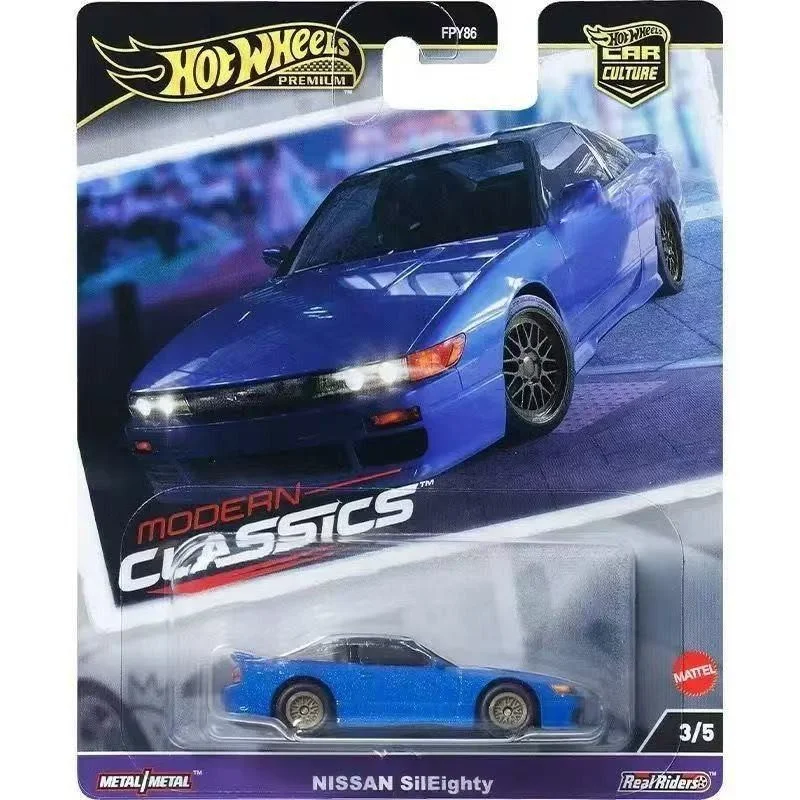 Hot Wheels Premium 1/64 Diecast Alloy Car 4Pcs Set Toyota AE86 Nissan Honda Civic Skyline GT Real Riders Collectible Toy view 4