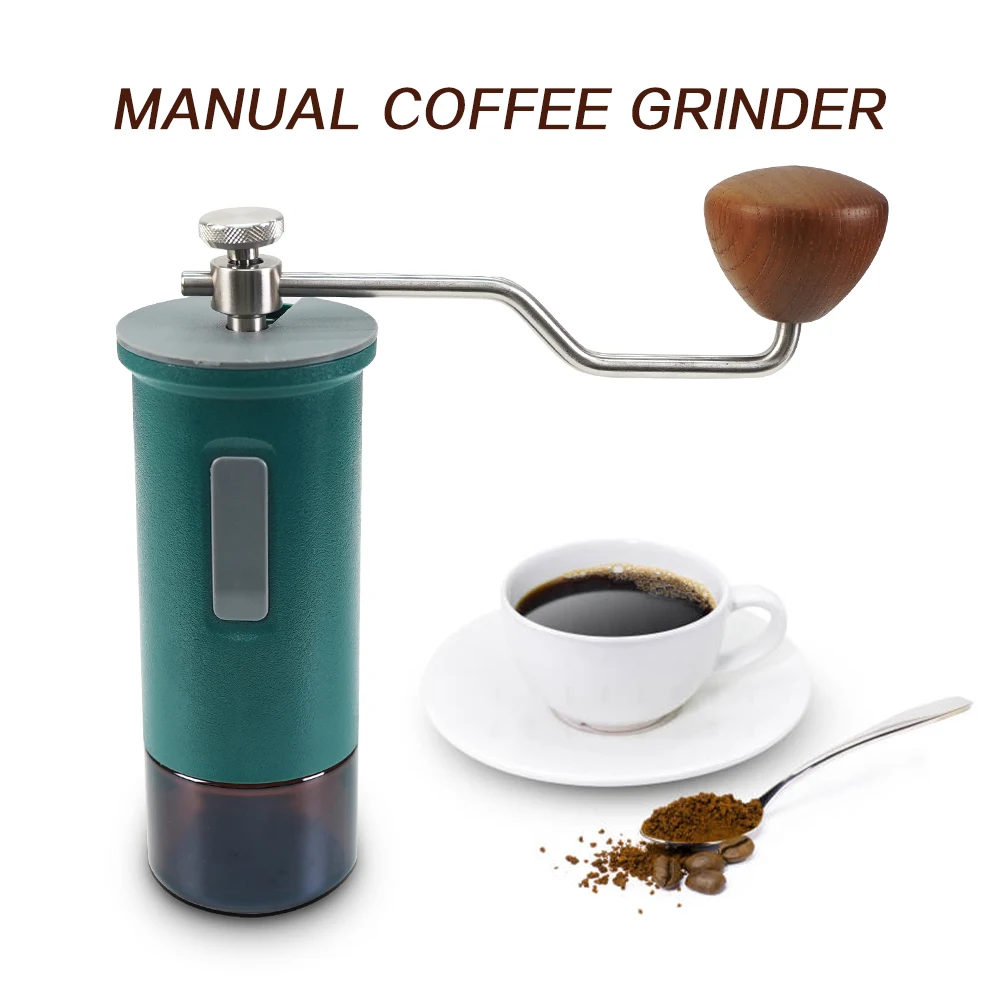 ITOP Manual Coffee Grinder 30mm Conical Hardened Stainless Steel Burr 25g Hopper Portable Outdoor Tour Espresso Pour-over Coffee