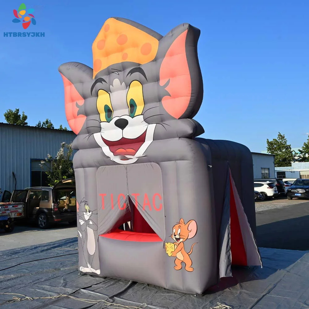 遊園地向けの特注インフレータブルペット展示スタンド、屋内用インフレータブル広告テント（広告用）