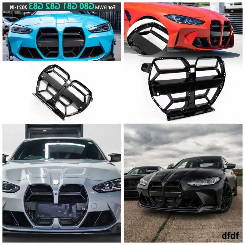 Front Bumper Inlet Grille Racing Grill Car Styling Exterior Accessories For BMW G80 G81 M3 G82 G83 M4 2020-2026 Sport Replacemen