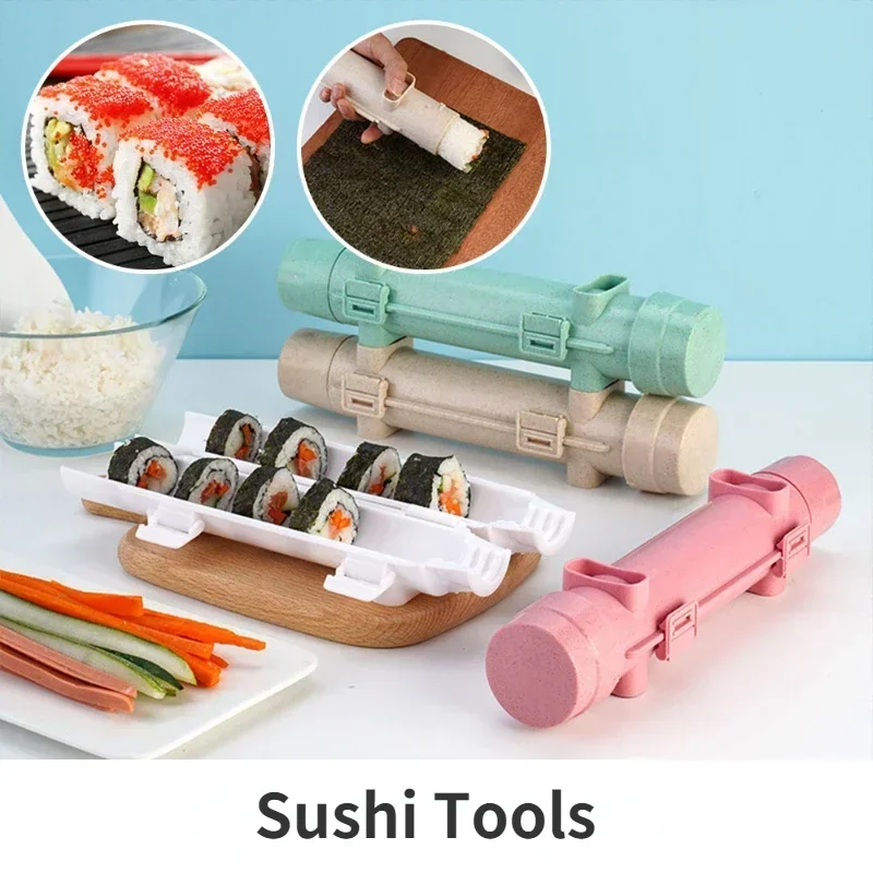 

Japanese Sushi Model Nori Rice with Cylindrical Barrel Shaped DlY Sushi Tools Food Grade Material Restaurant Kitchen Tools