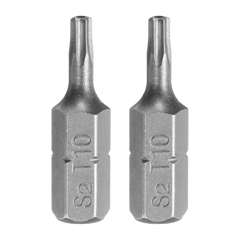 2/5/10pcs T6 T8 T10 T15 T20 T25 T27 T30 T40 Torx Screwdriver Bit 1/4