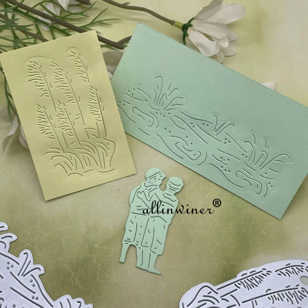 Boy Plant decoration Metal Cutting Dies Stencils Die Cut for DIY Scrapbooking Album Paper Card Embossing